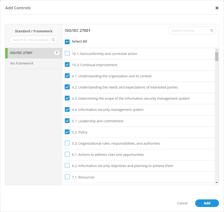 [en] Adding, Editing, and Removing Vendor Controls | MyOneTrust