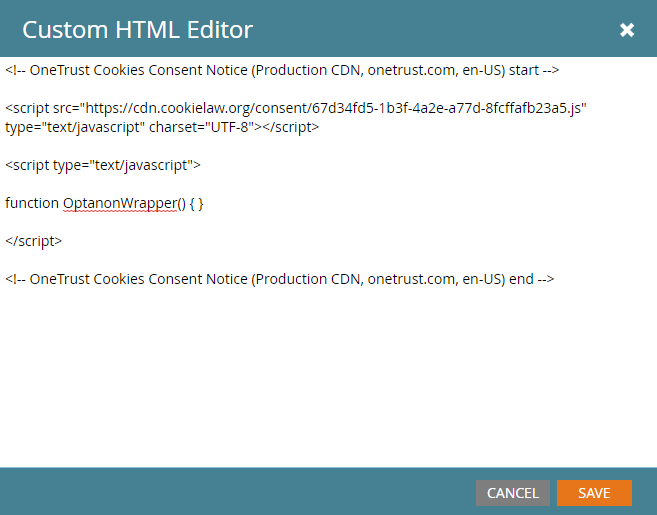 Custom HTML Editor
