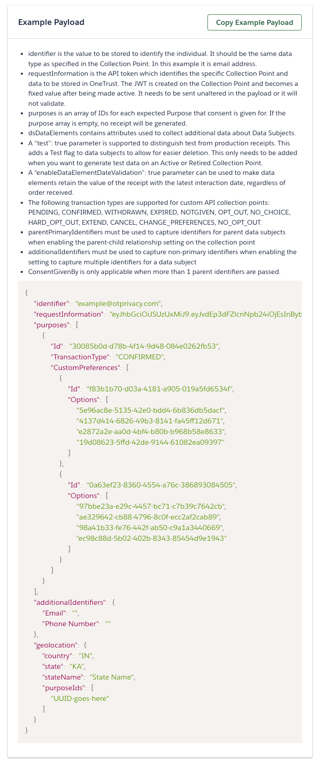 Allowing Multiple Data Subject Identifiers on Collection Points ...